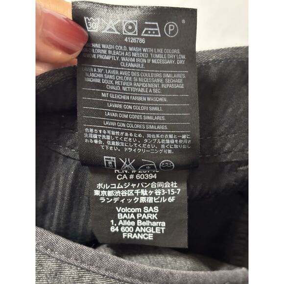 Volcom Men's 36 True To This Gray Skater Shorts Urban Streetwear Y2K 90's Grunge - Picture 5 of 8